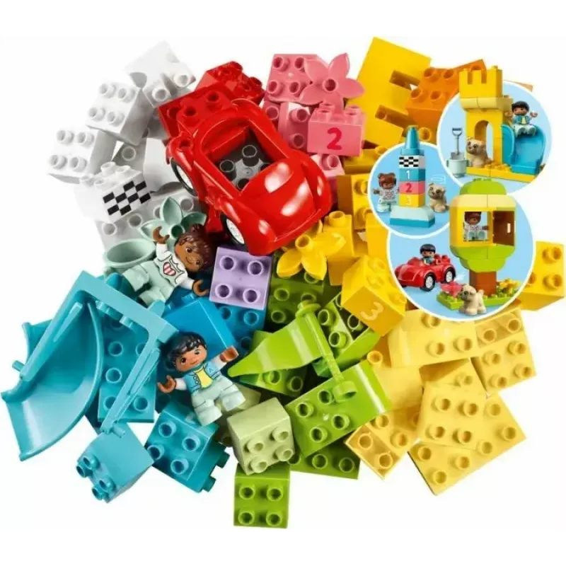 LEGO DUPLO 10914 škatuľa s kockami Deluxe, 85 dielikov, od 1,5 roka