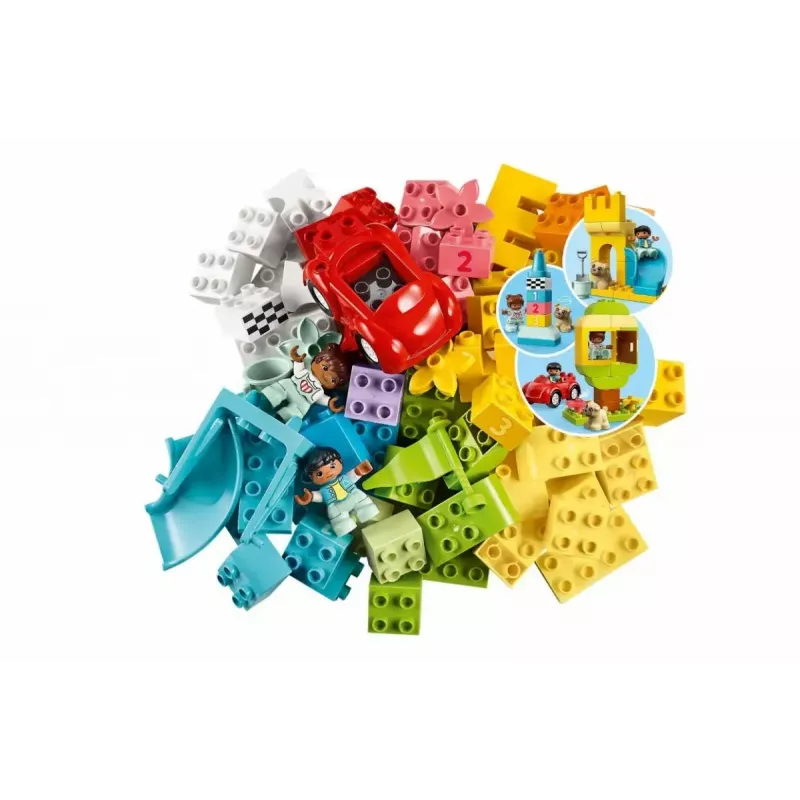 LEGO DUPLO 10914 škatuľa s kockami Deluxe, 85 dielikov, od 1,5 roka