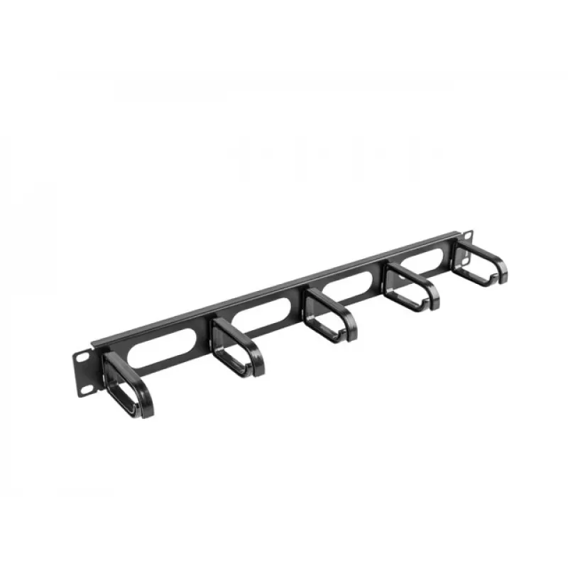 Panel na manažment káblov LANBERG AK-1205-B, 1U kov, 19