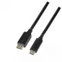 Adaptér video kábla LogiLink UA0336 3 m USB Type-C DisplayPort čierny