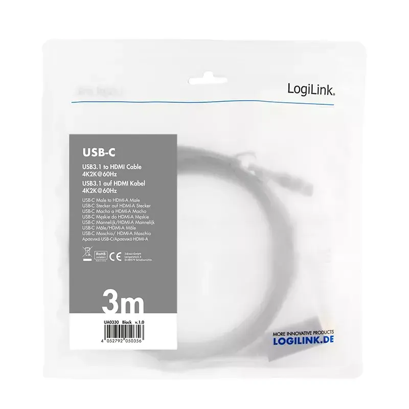 USB grafický adaptér LogiLink UA0330 čierny