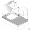 Plynová varná doska AMICA PGD6101APR, 4 varné zóny, mechanické ovládanie