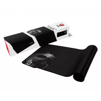 MSI AGILITY GD70 Pro herná podložka pod myš '900 mm x 400 mm, povrch z pro-gamerského hodvábu, ikonický dizajn draka, protišmyková a tlmiaca gumená základňa, zosilnené šité okraje'