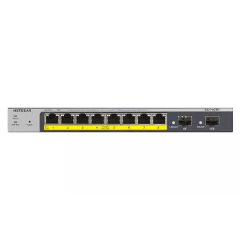 NETGEAR GS110TP spravovaný L2/L3/L4 Gigabit Ethernet (10/100/1000) Power over Ethernet (PoE) sivý