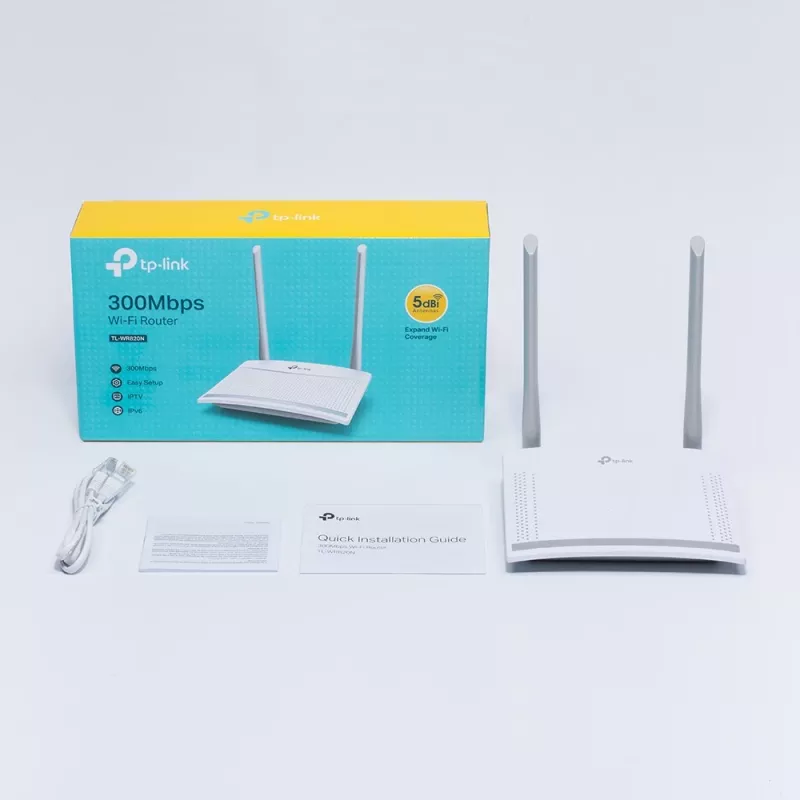 TP-Link TL-WR820N WLAN router Fast Ethernet Single-Band (2,4 GHz) Biela