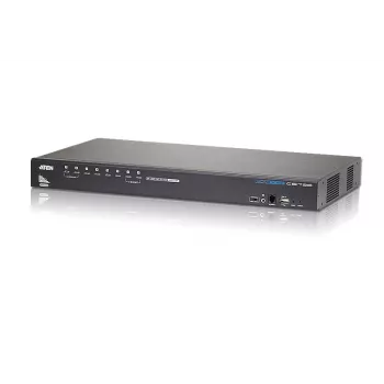 ATEN 8-portový USB - HDMI KVM prepínač s USB periférnym portom, 1920 x 1200 pixelov, WUXGA, 8,56 W, Čierna