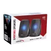 Reproduktor Audiocore AC835 káblový 2.0 6 W USB čierny Stolový reproduktor