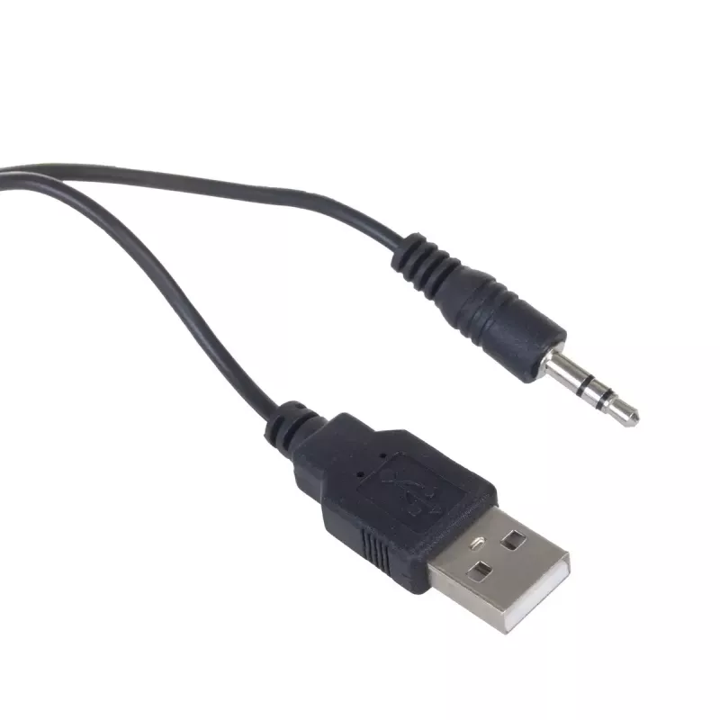 Reproduktor Audiocore AC835 káblový 2.0 6 W USB čierny Stolový reproduktor