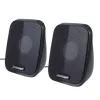 Reproduktor Audiocore AC835 káblový 2.0 6 W USB čierny Stolový reproduktor