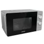 Solo mikrovlnná rúra Gorenje MO20E1S — 20 l, 800 W, otočný ovládač, 270 mm tanier, nerez/čierna