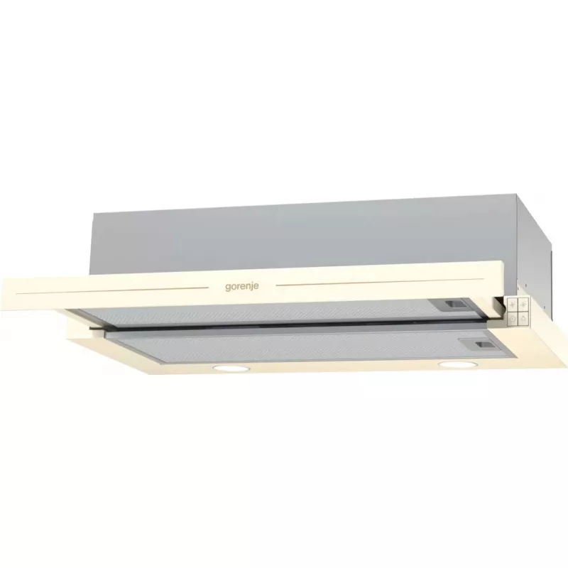 Vstavaný digestor Gorenje BHP62CLI, hliníkový filter, hlučnosť: D