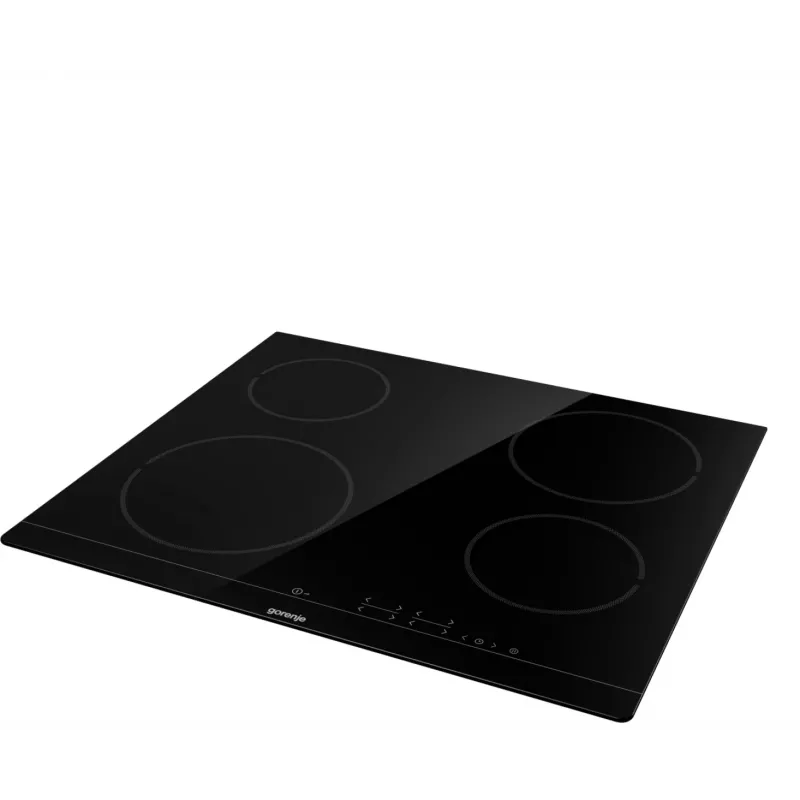 Vstavaná keramická varná doska Gorenje ECT641BSC, 60 cm, 4 zóny, dotykové ovládanie, čierna