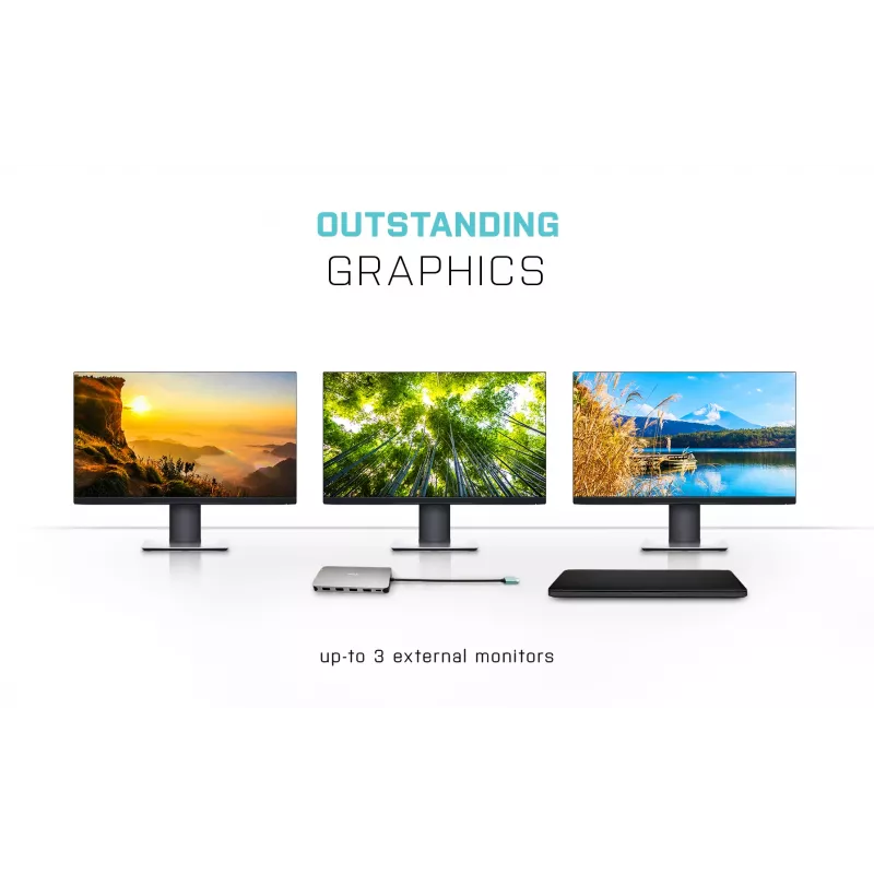 i-tec Metal USB-C Nano 3x Display dokovacia stanica + Power Delivery 100 W