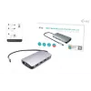 Dokovacia stanica i-tec Metal USB-C Travel Nano Dock HDMI/VGA s LAN + Power Delivery 100 W