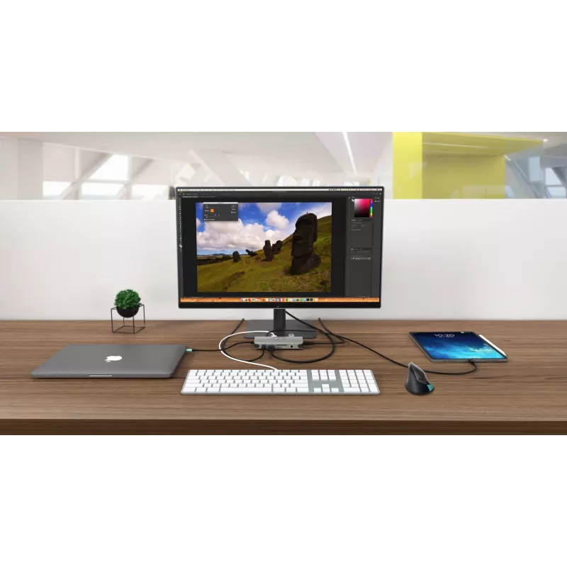 Dokovacia stanica i-tec Metal USB-C Travel Nano Dock HDMI/VGA s LAN + Power Delivery 100 W