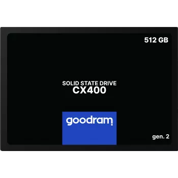 2,5 palcový SATA III SSD GOODRAM SSDPR-CX400-512-G2 – 512 GB, 550/500 MB/s, 3D TLC