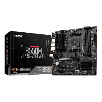 MSI B550M PRO-VDH WIFI základná doska AMD B550 socket AM4 micro ATX