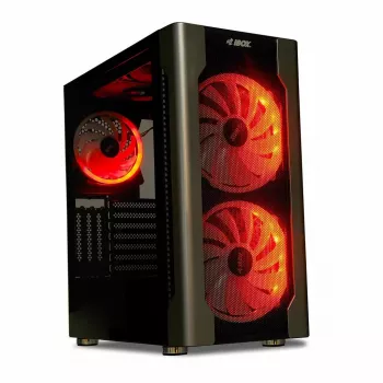PC skriňa IBOX Chiron ZH68 Gaming, ATX Midi-Tower, EATX podpora, čierna, bočné okno, osvetlenie