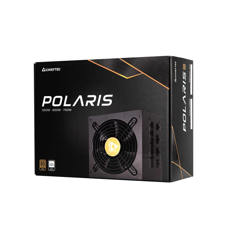 Chieftec Polaris napájací zdroj 650 W 20+4 Pin ATX PS/2 čierny