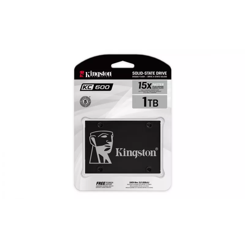 Kingston Technology 1024G SSD KC600 SATA3 2,5