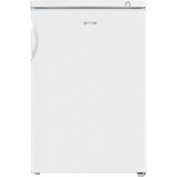Voľne stojaca chladnička Gorenje F492PW — 82 l, biela, 4-hviezdičková, pravé otváranie, 165 kWh/rok