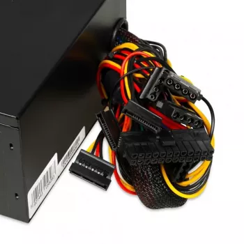 Napájací zdroj IBOX iBox Aurora 600 W 20+4-Pin-ATX, 140 mm ventilátor, kovové puzdro, čierna