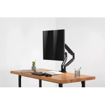 DIGITUS univerzálny držiak na dva monitory plynová pružina zvierka 17-32in 2x 9kg
