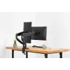 DIGITUS univerzálny držiak na dva monitory plynová pružina zvierka 17-32in 2x 9kg