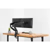 DIGITUS univerzálny držiak na dva monitory plynová pružina zvierka 17-32in 2x 9kg