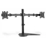 DIGITUS univerzálny stojan na dva monitory 17–32 palcov 2x 8 kg (max.) čierny
