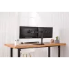 DIGITUS univerzálny stojan na dva monitory 17–32 palcov 2x 8 kg (max.) čierny