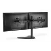 DIGITUS univerzálny stojan na dva monitory 17–32 palcov 2x 8 kg (max.) čierny