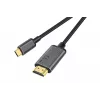 DIGITUS adaptérový kábel USB-C na HDMI, 4K/30 Hz, 1,8 m, čierny
