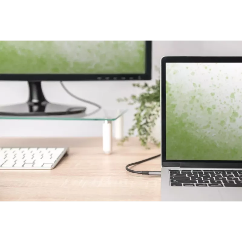 DIGITUS adaptérový kábel USB-C na HDMI, 4K/30 Hz, 1,8 m, čierny