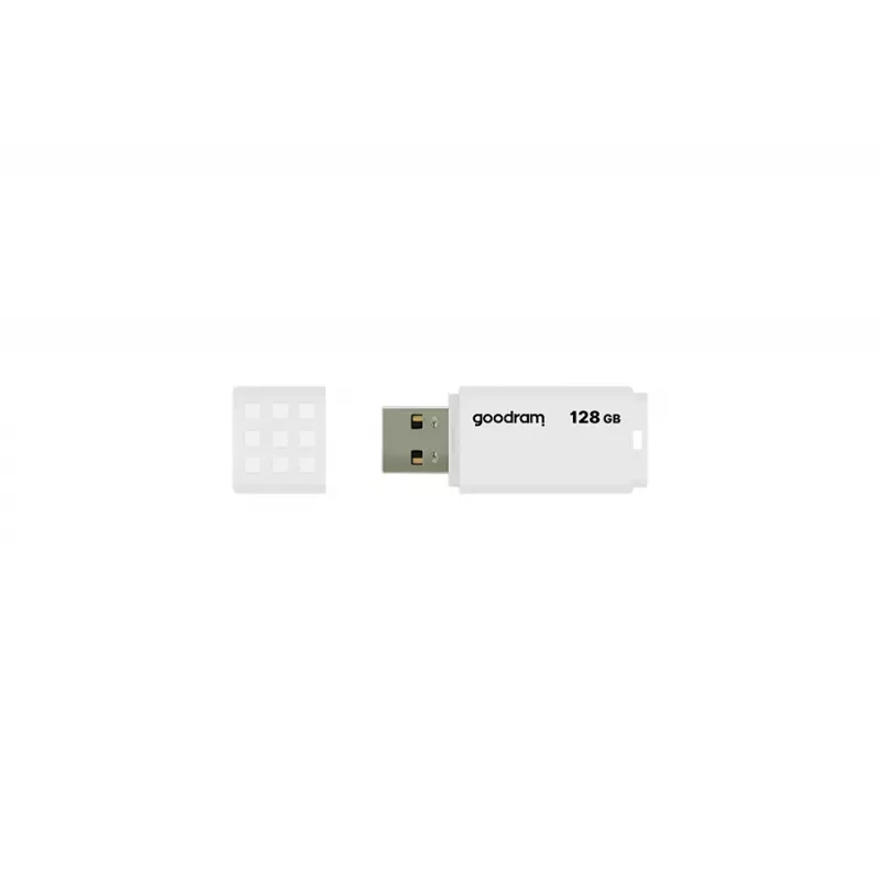 USB kľúč GOODRAM UME2 128 GB USB 2.0 Type-A, biely, 20 MB/s čítanie, 5 MB/s zápis