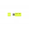 Goodram UME2 UME2-1280Y0R11 USB kľúč 128 GB, USB 2.0 Type-A, 20 MB/s, s krytkou, žltý