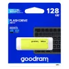 Goodram UME2 UME2-1280Y0R11 USB kľúč 128 GB, USB 2.0 Type-A, 20 MB/s, s krytkou, žltý