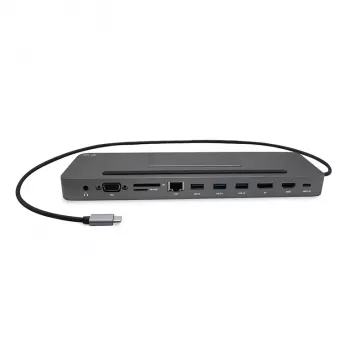 i-tec kovová USB-C ergonomická 4K 3x displej dokovacia stanica + Power Delivery 85 W