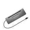 i-tec kovová USB-C ergonomická 4K 3x displej dokovacia stanica + Power Delivery 85 W