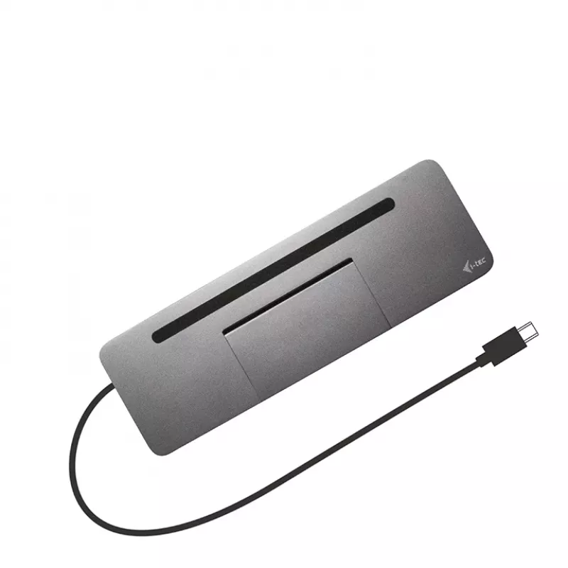 i-tec kovová USB-C ergonomická 4K 3x displej dokovacia stanica + Power Delivery 85 W