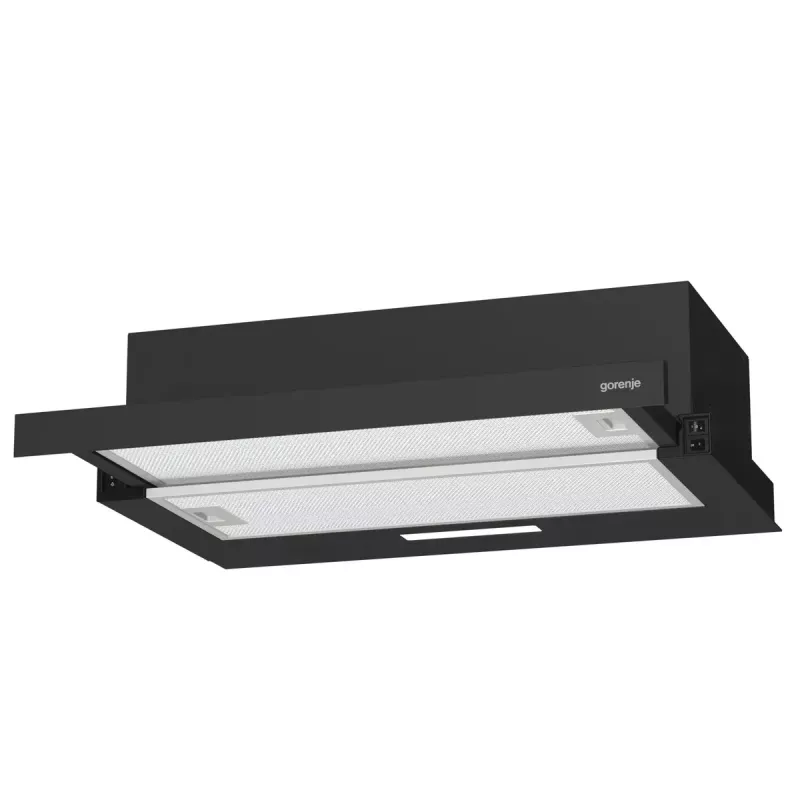 Gorenje TH60E3B digestor podskrinkový (výsuvný) čierna 350 m³/h