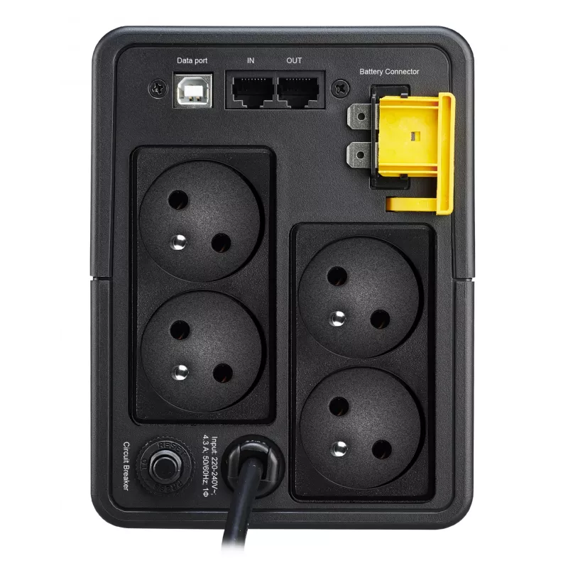 APC Back-UPS, 950VA, Tower, 230V, 4x CEE 7/5 francúzske Schuko zásuvky, AVR