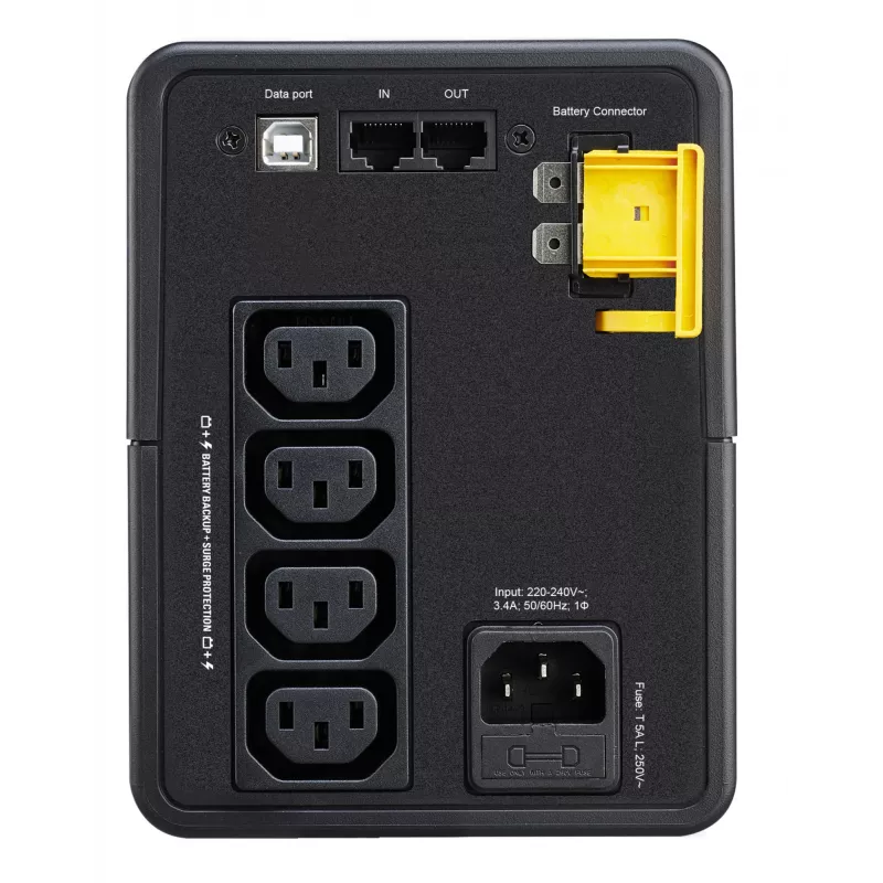 APC Back-UPS BX750MI - 750VA, 4x C13, USB, Line-Interactive, 0.75 kVA, 410 W, sínus, 140 V, 300 V