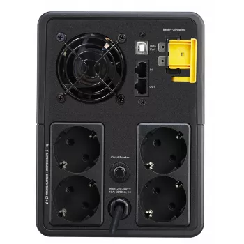 APC Back-UPS, 2200VA, Tower, 230V, 4x CEE 7/7 Schuko zásuvky, AVR