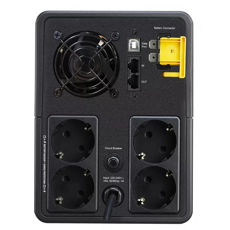 APC Back-UPS, 2200VA, Tower, 230V, 4x CEE 7/7 Schuko zásuvky, AVR