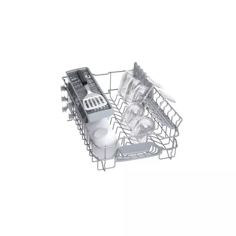 Vstavaná umývačka riadu Bosch Serie 2 SPV2IKX10E, úzka 45 cm, 9 súprav riadu, 48 dB, 5 programov, nerezová vnútorná vanička