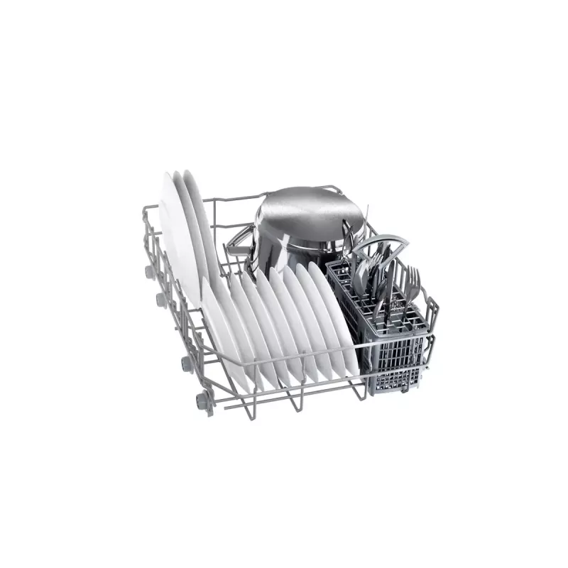 Vstavaná umývačka riadu Bosch Serie 2 SPV2IKX10E, úzka 45 cm, 9 súprav riadu, 48 dB, 5 programov, nerezová vnútorná vanička