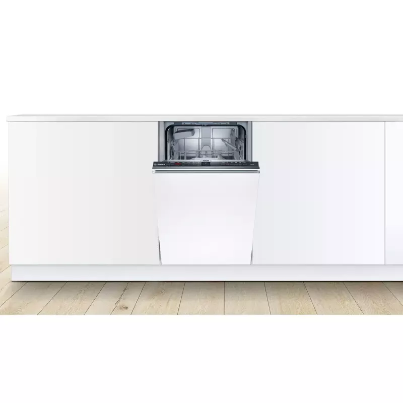 Vstavaná umývačka riadu Bosch Serie 2 SPV2IKX10E, úzka 45 cm, 9 súprav riadu, 48 dB, 5 programov, nerezová vnútorná vanička