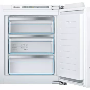 Vstavaná mraznička Bosch Serie 6 GIV11AFE0 — 72 l, dotykové ovládanie, LED displej, zameniteľné otváranie dverí, 36 dB