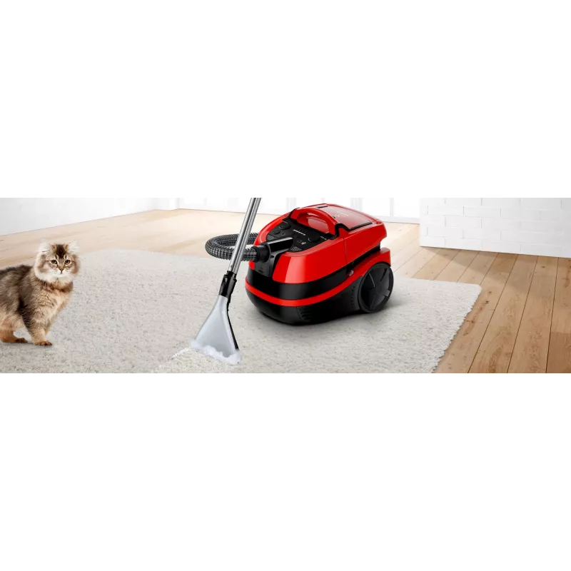 Bosch Serie 4 BWD421PET vysávač 5 l podlahový vysávač suchý a mokrý 2100 W